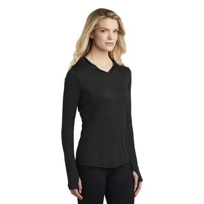 Sport-Tek Women's PosiCharge Competitor Hooded Pullover.