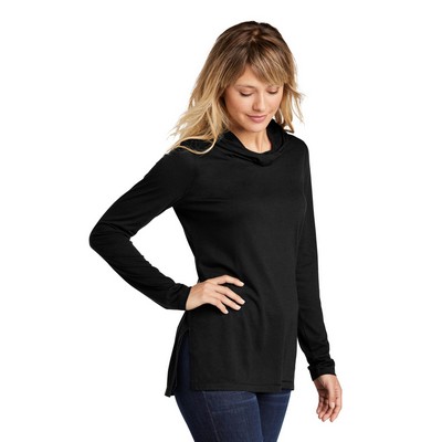 Sport-Tek® Women's PosiCharge Tri-Blend Wicking Long Sleeve Hoodie