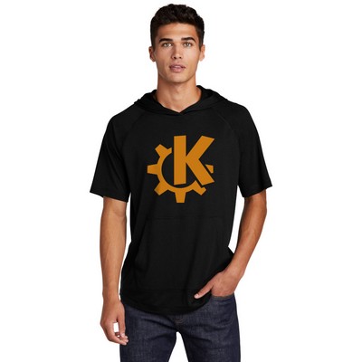 Sport-Tek® PosiCharge® Tri-Blend Wicking Short Sleeve Hoodie